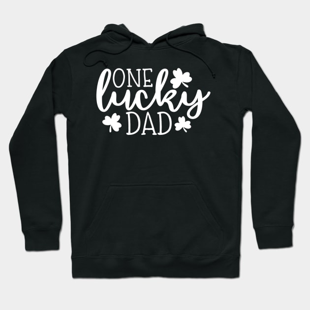 Mens One Lucky Dad Hoodie by cloutmantahnee